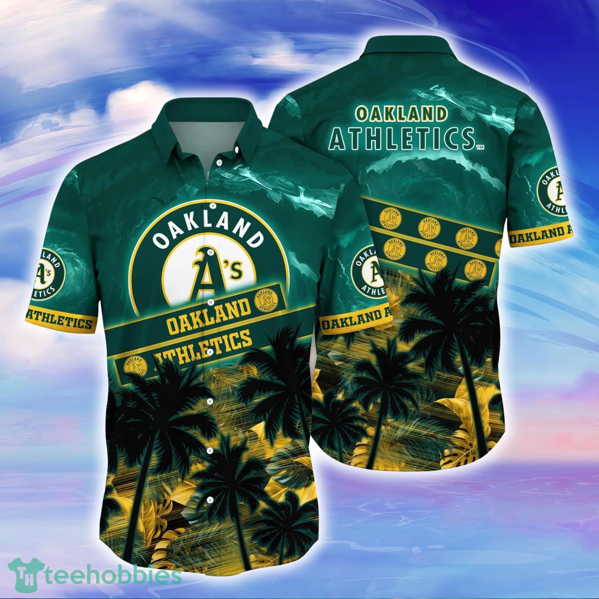 Oakland Athletics MLB Flower Hawaiian Shirt Style Gift For Fans Product Photo 1