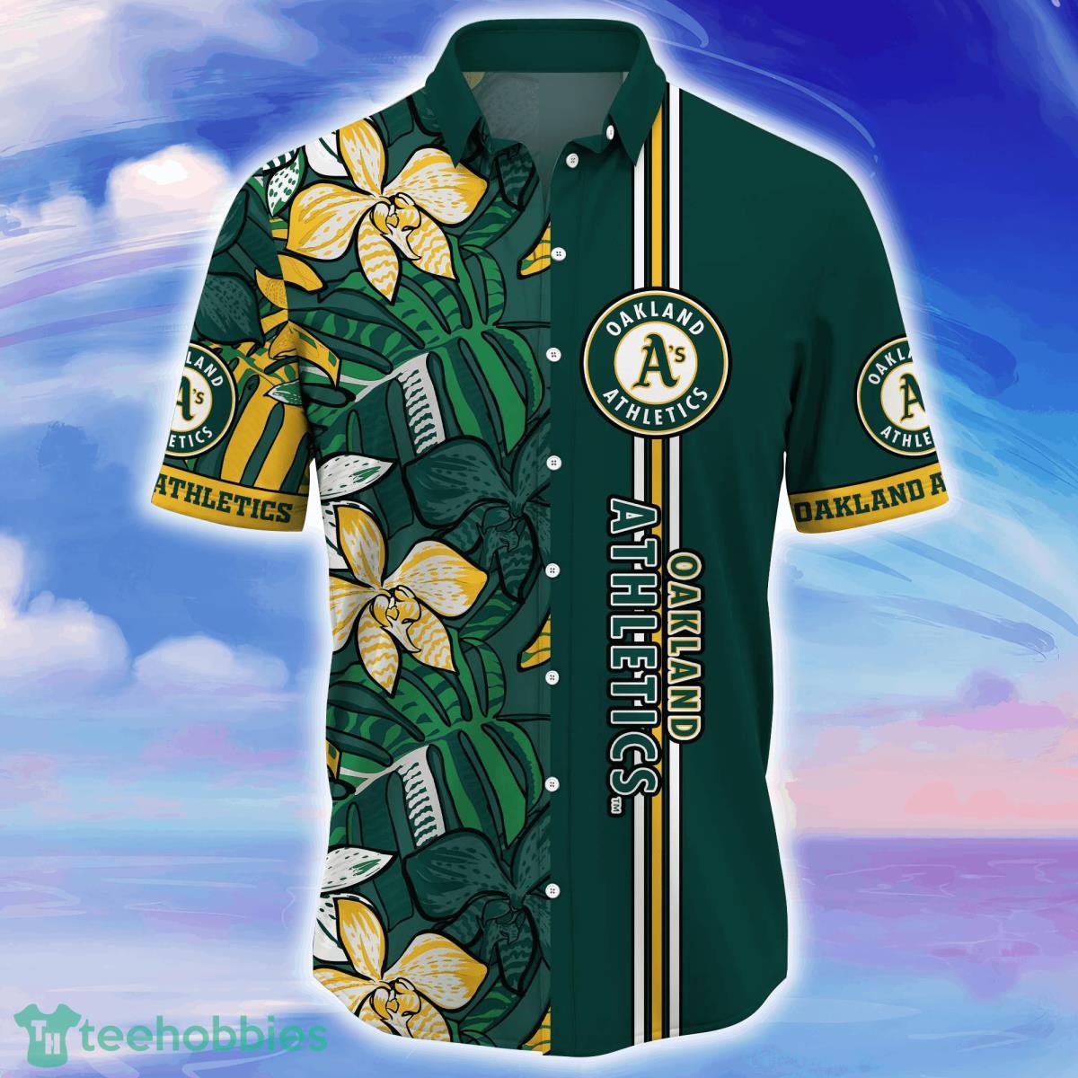 Oakland Athletics MLB Flower Hawaiian Shirt Unique Gift For Fans Product Photo 2