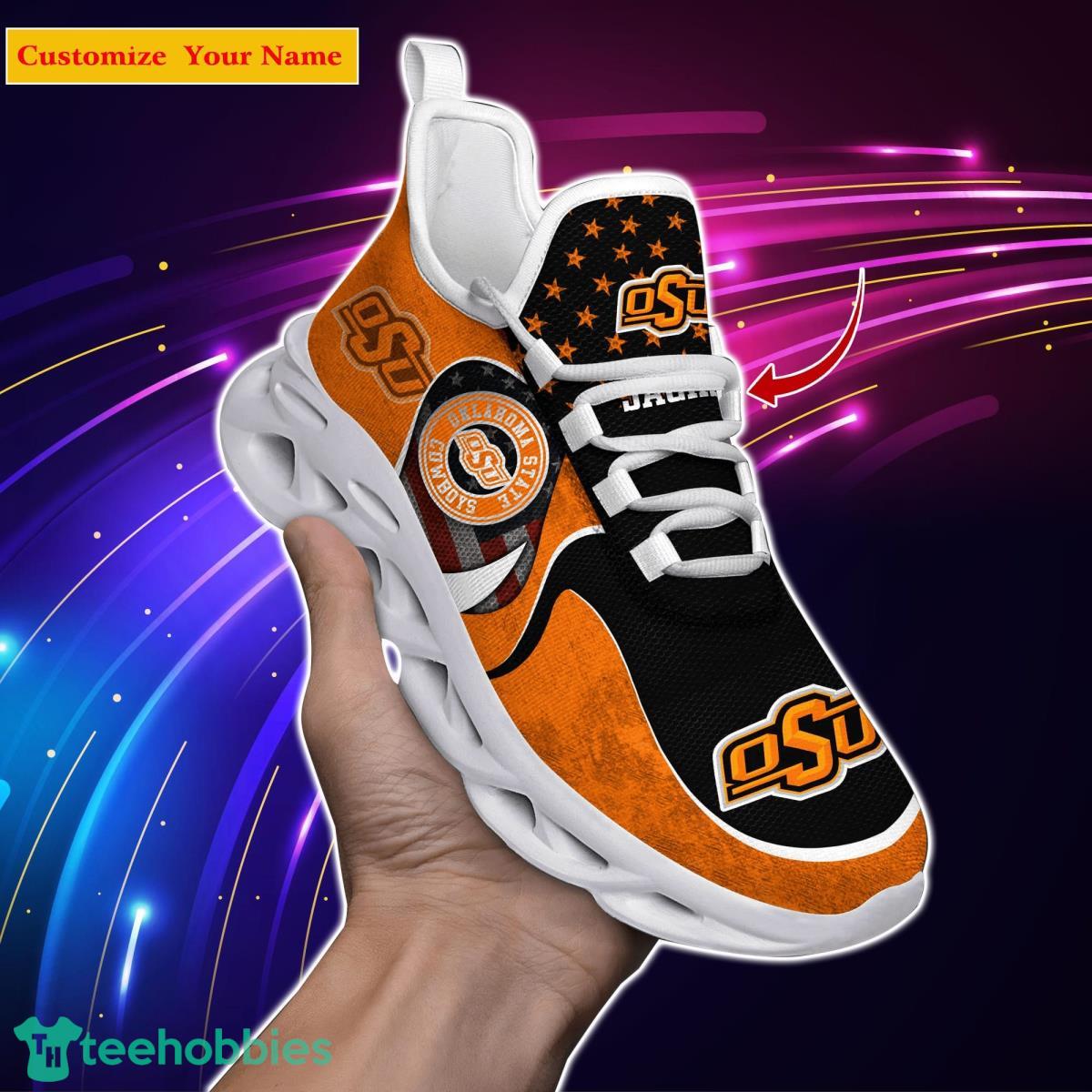 Oklahoma State Cowboys NCAA1 Custom Name Max Soul Shoes Special Gift For Men Women Fans Product Photo 1