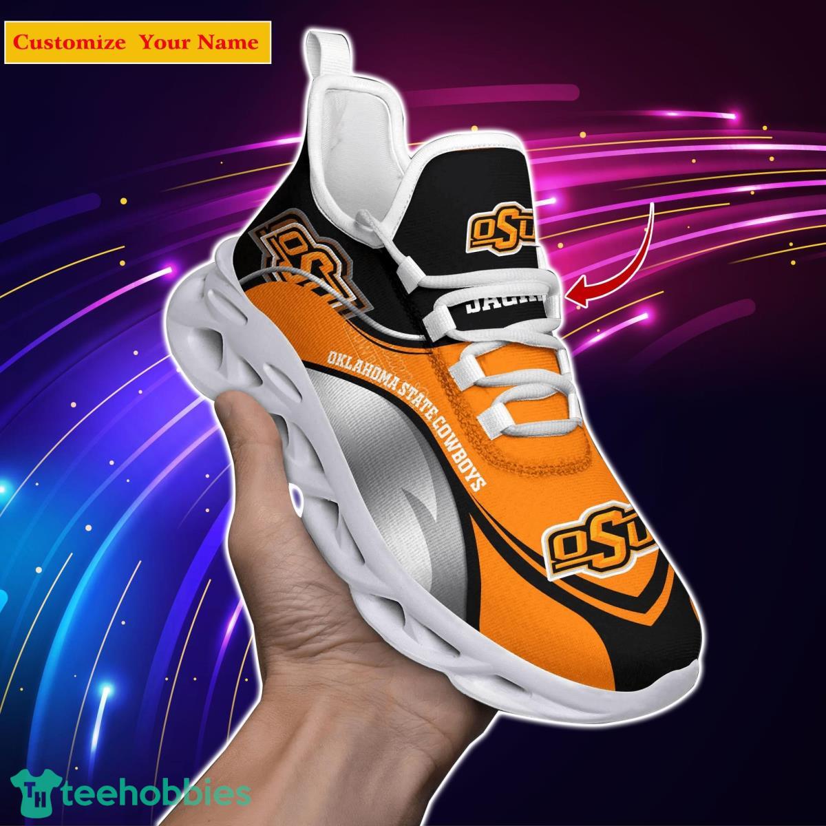 Oklahoma State Cowboys NCAA1 Custom Name Max Soul Shoes Unique Gift For Men Women Fans Product Photo 1
