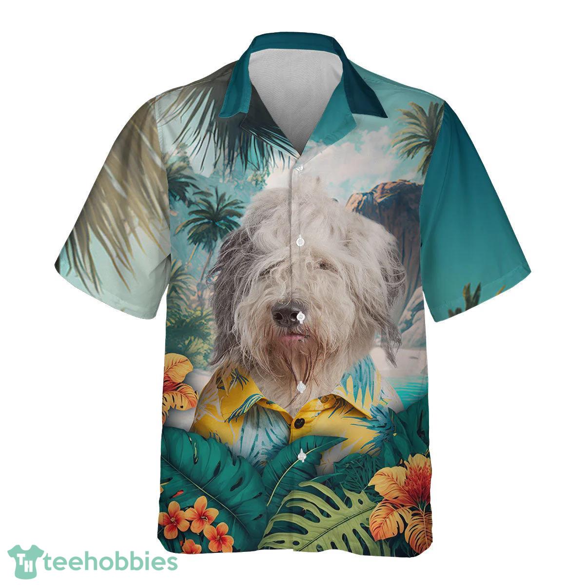Old English Sheepdog All Printed 3D Hawaiian Shirt For Dog Lover Product Photo 2
