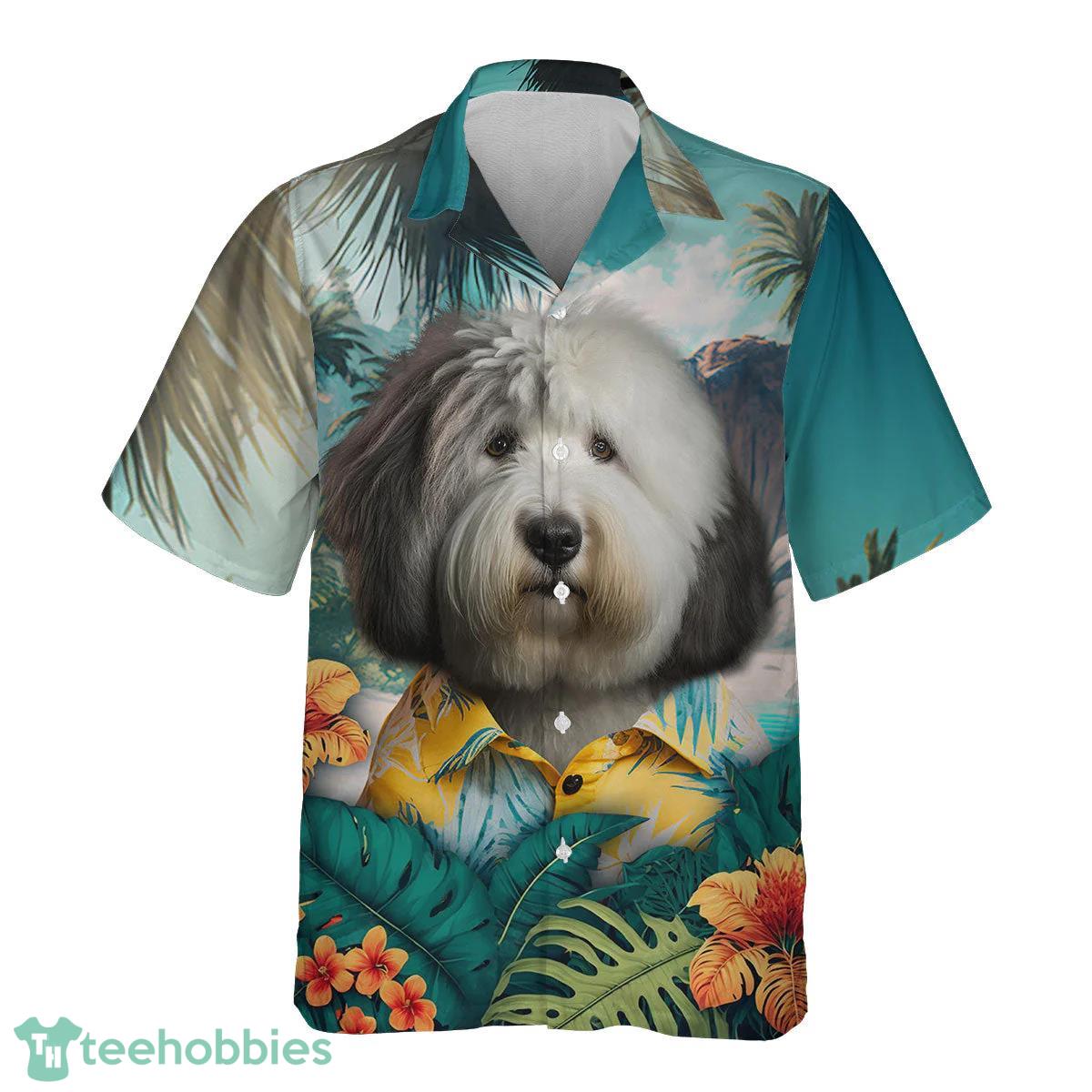 Old English Sheepdog All Printed 3D Hawaiian Shirt For Men Women Product Photo 2