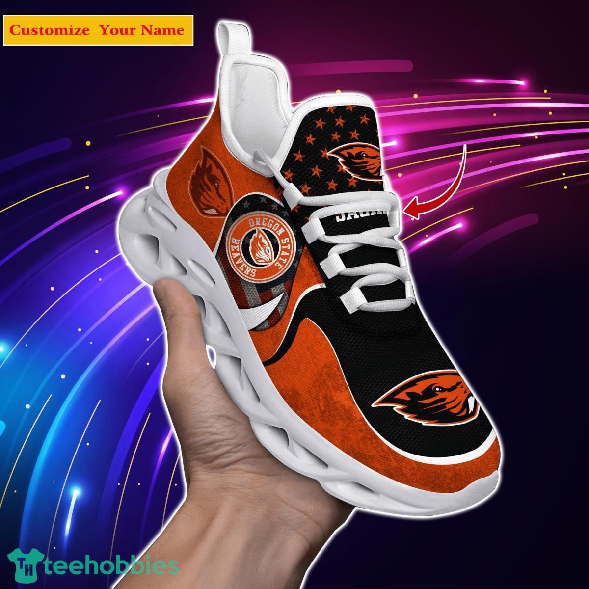 Oregon State Beavers NCAA2 Custom Name Max Soul Shoes Special Gift For Men Women Fans Product Photo 1