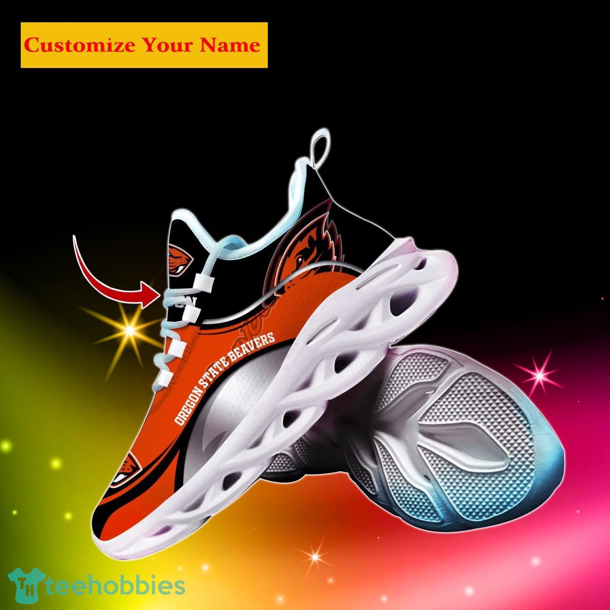 Oregon State Beavers NCAA2 Custom Name Max Soul Shoes Unique Gift For Men Women Fans Product Photo 2