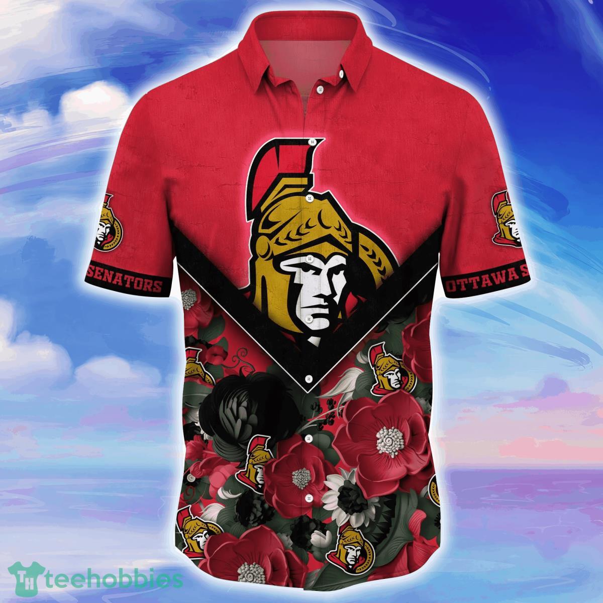 Ottawa Senators NHL Flower Hawaiian Shirt For Men Women Best Gift For Real Fans Product Photo 2