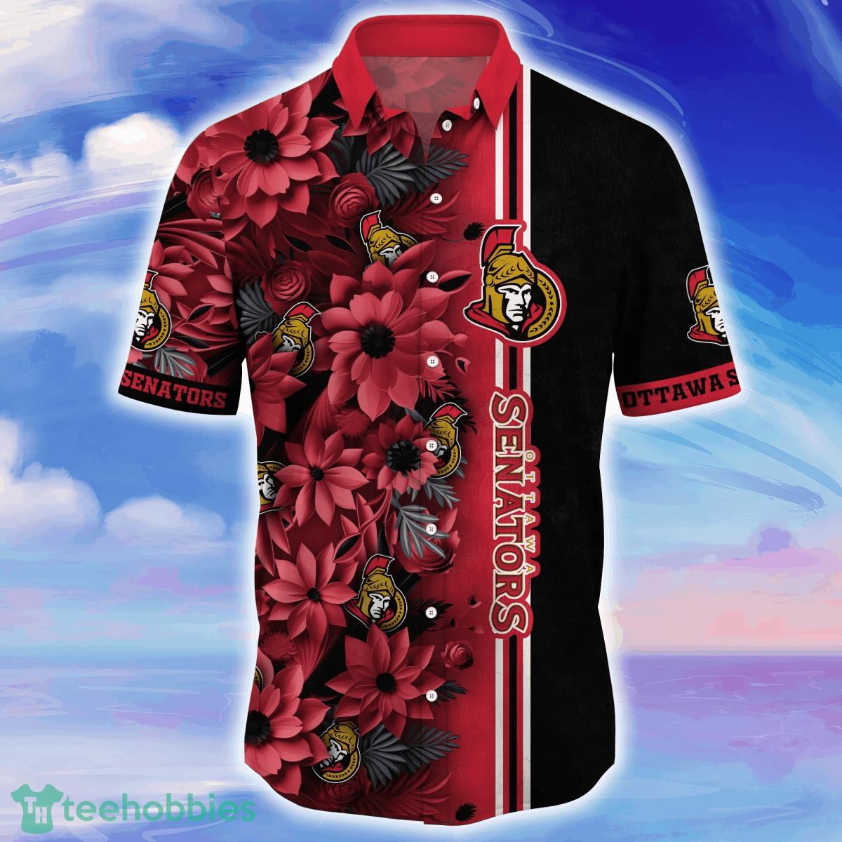 Ottawa Senators NHL Flower Hawaiian Shirt For Men Women Great Gift For Real Fans Product Photo 2