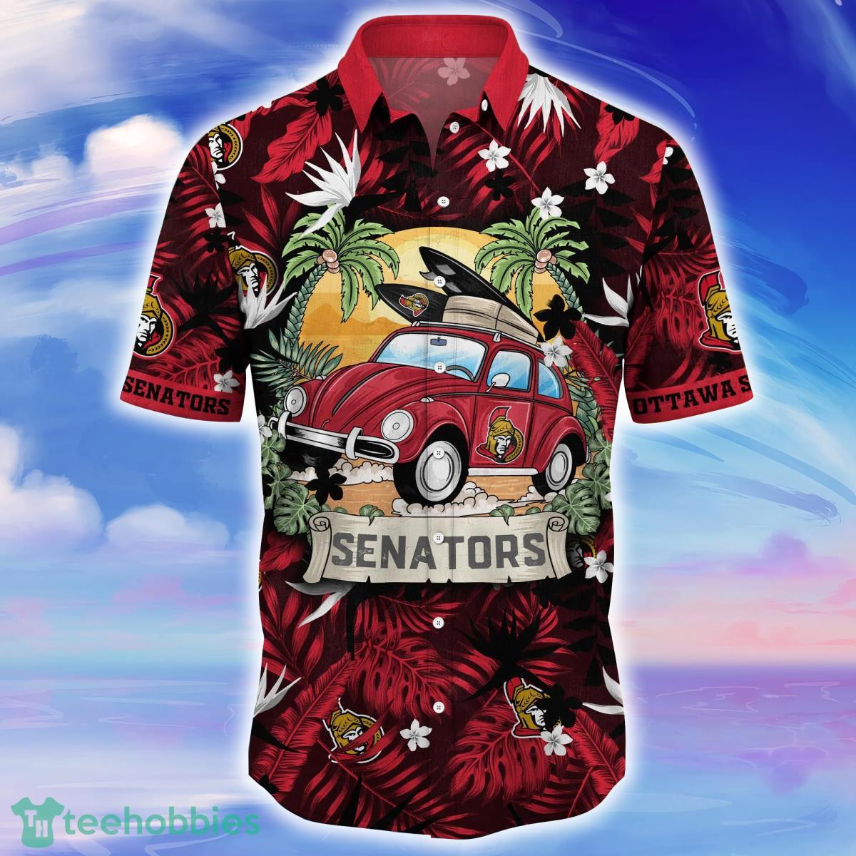 Ottawa Senators NHL Flower Hawaiian Shirt For Men Women Unique Gift For Fans Product Photo 2
