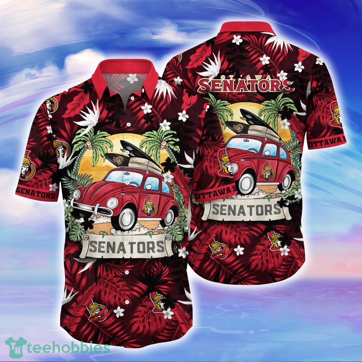 Ottawa Senators NHL Flower Hawaiian Shirt For Men Women Unique Gift For Fans Product Photo 1