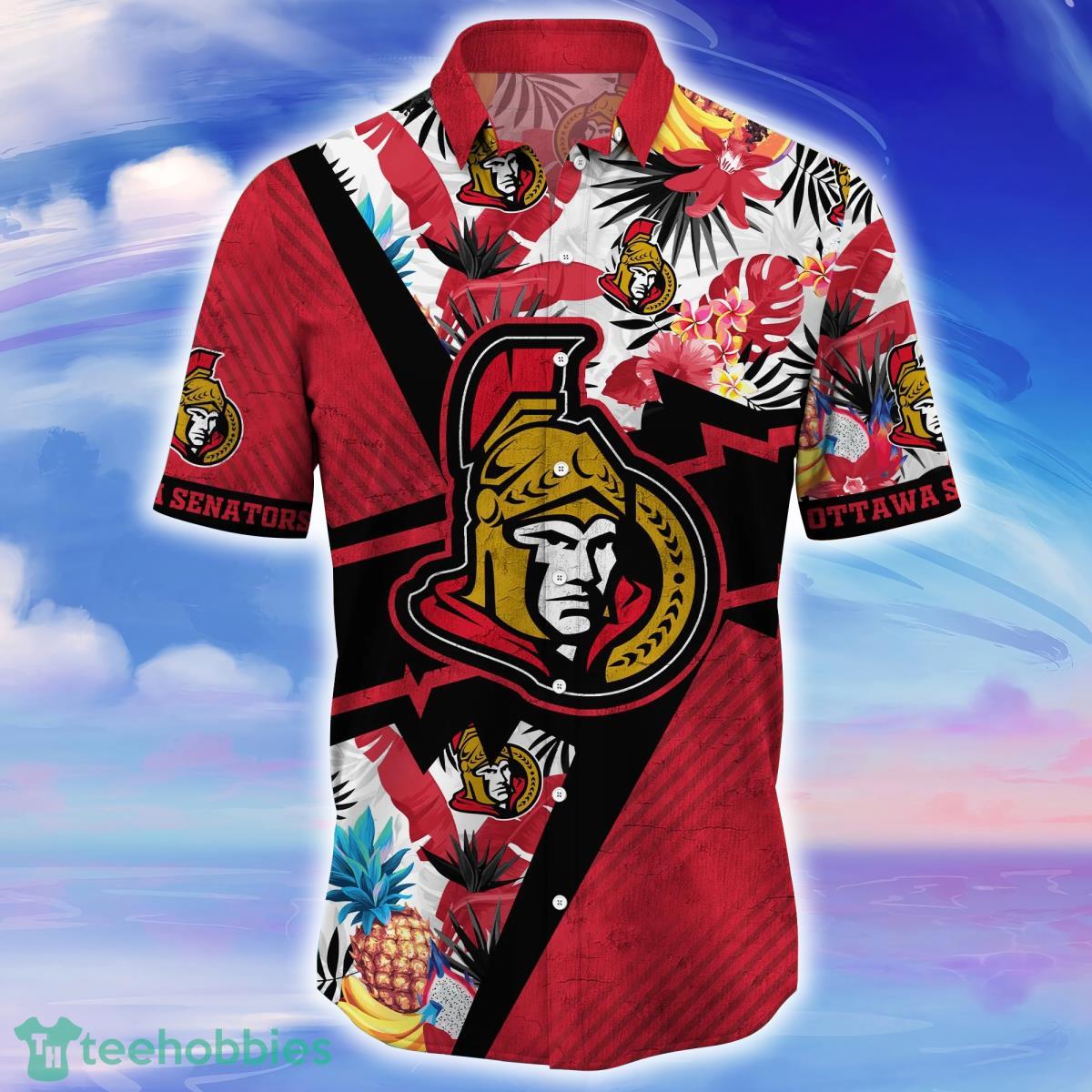 Ottawa Senators NHL Flower Hawaiian Shirt Gift For Men Women Fans Product Photo 2