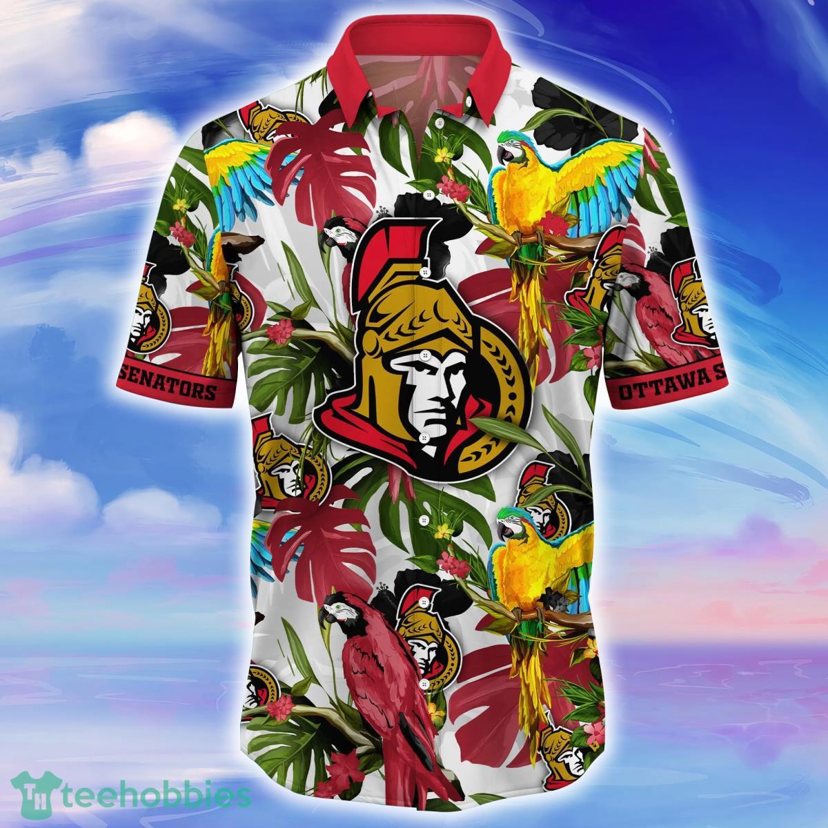 Ottawa Senators NHL Flower Hawaiian Shirt Great Gift For Fans Product Photo 2