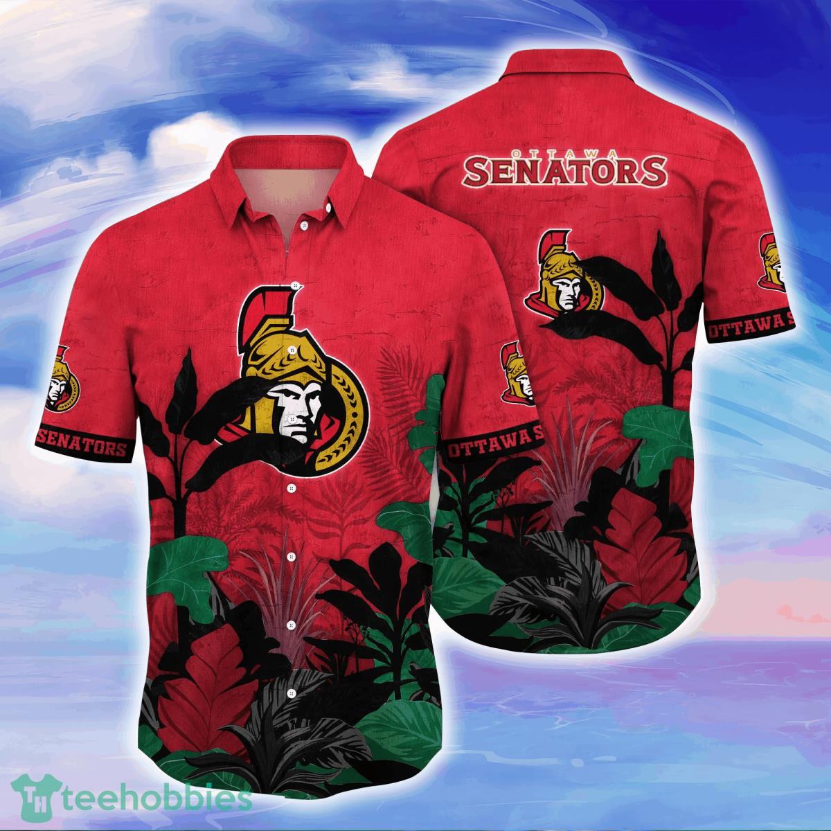 Ottawa Senators NHL Flower Hawaiian Shirt Great Gift For Men Women Fans Product Photo 1