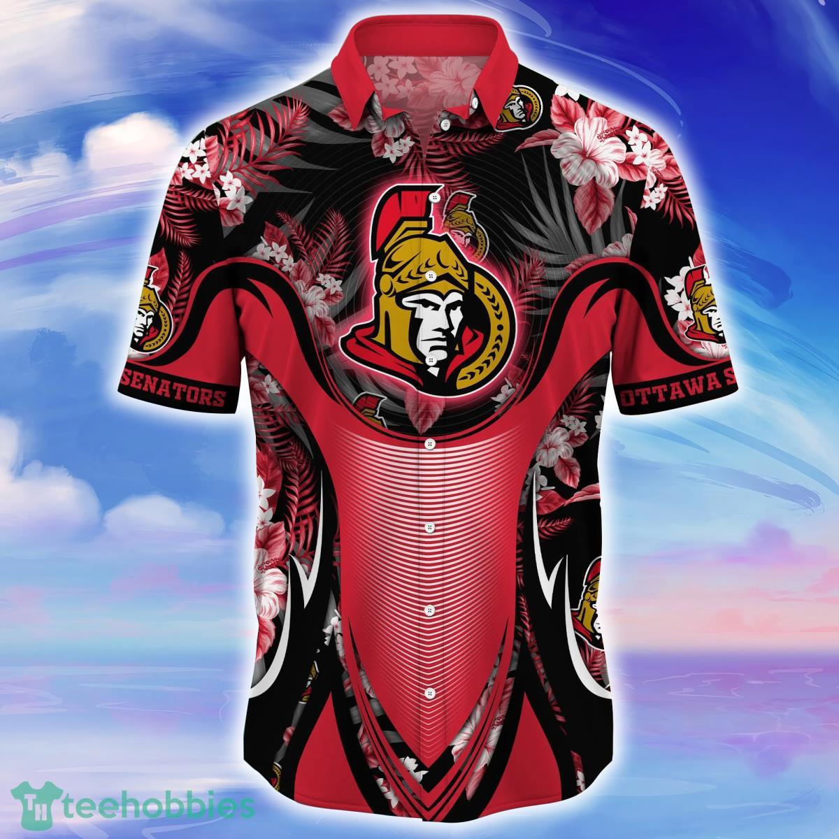 Ottawa Senators NHL Flower Hawaiian Shirt Impressive Gift For Men Women Fans Product Photo 2
