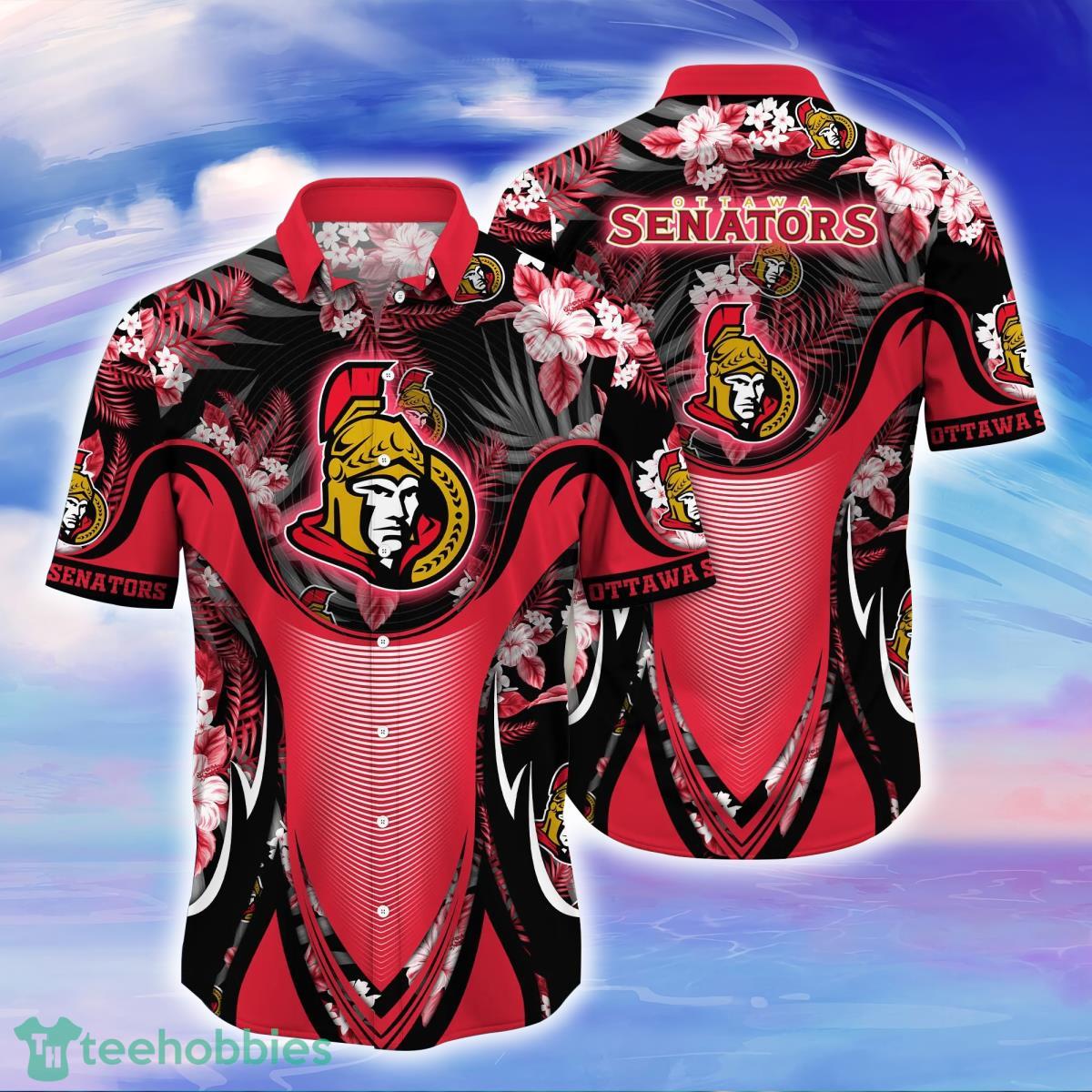 Ottawa Senators NHL Flower Hawaiian Shirt Impressive Gift For Men Women Fans Product Photo 1