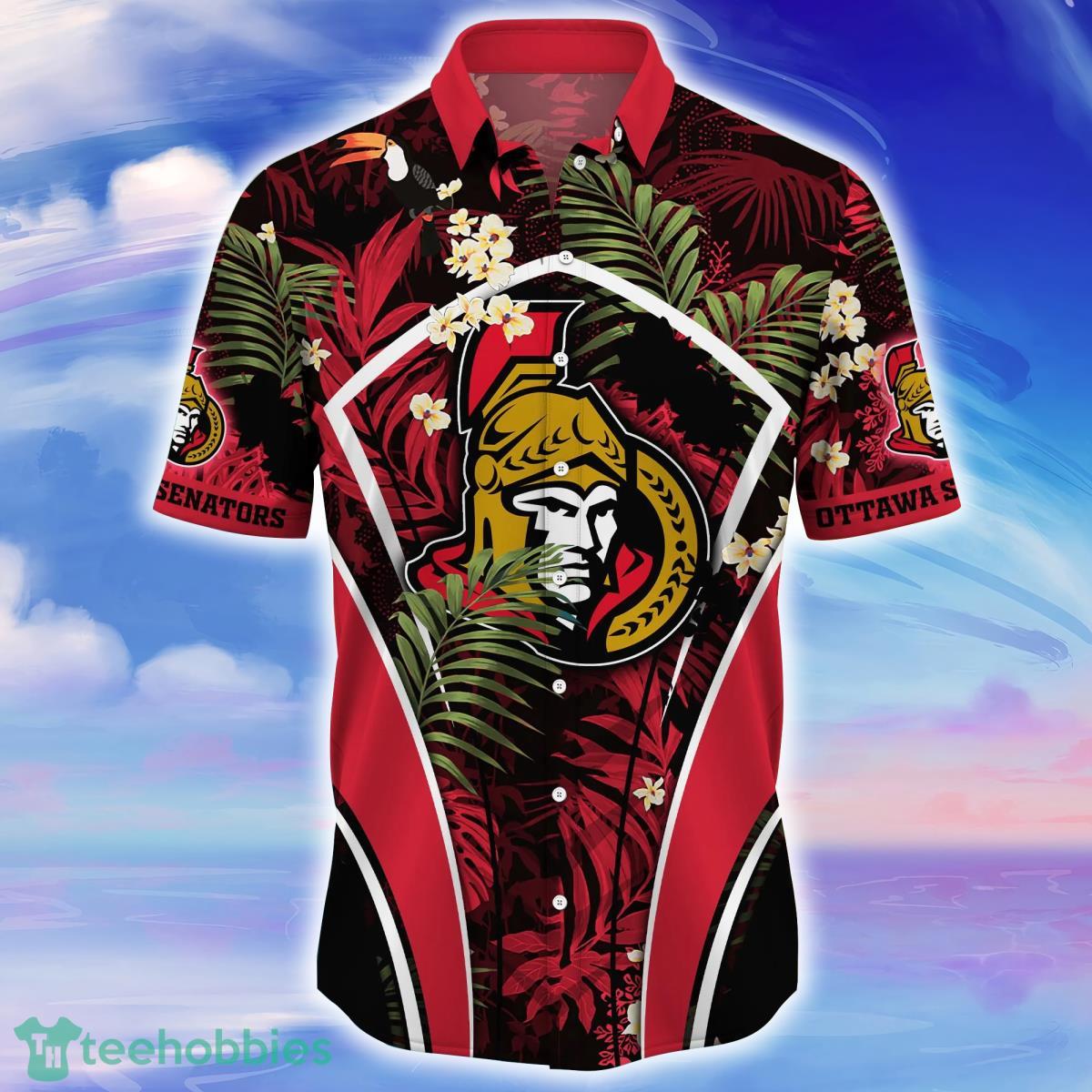 Ottawa Senators NHL Flower Hawaiian Shirt Special Gift For Men Women  Fans Product Photo 2