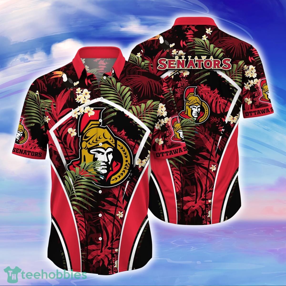 Ottawa Senators NHL Flower Hawaiian Shirt Special Gift For Men Women  Fans Product Photo 1