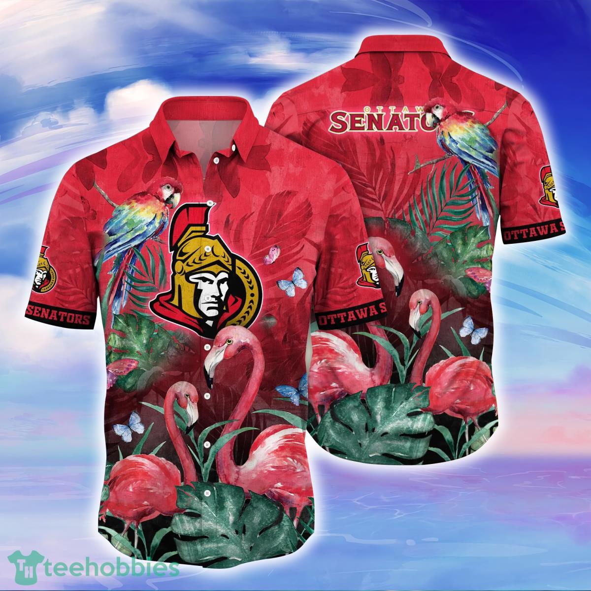 Ottawa Senators NHL Flower Hawaiian Shirt Unique Gift For Men Women Fans Product Photo 1