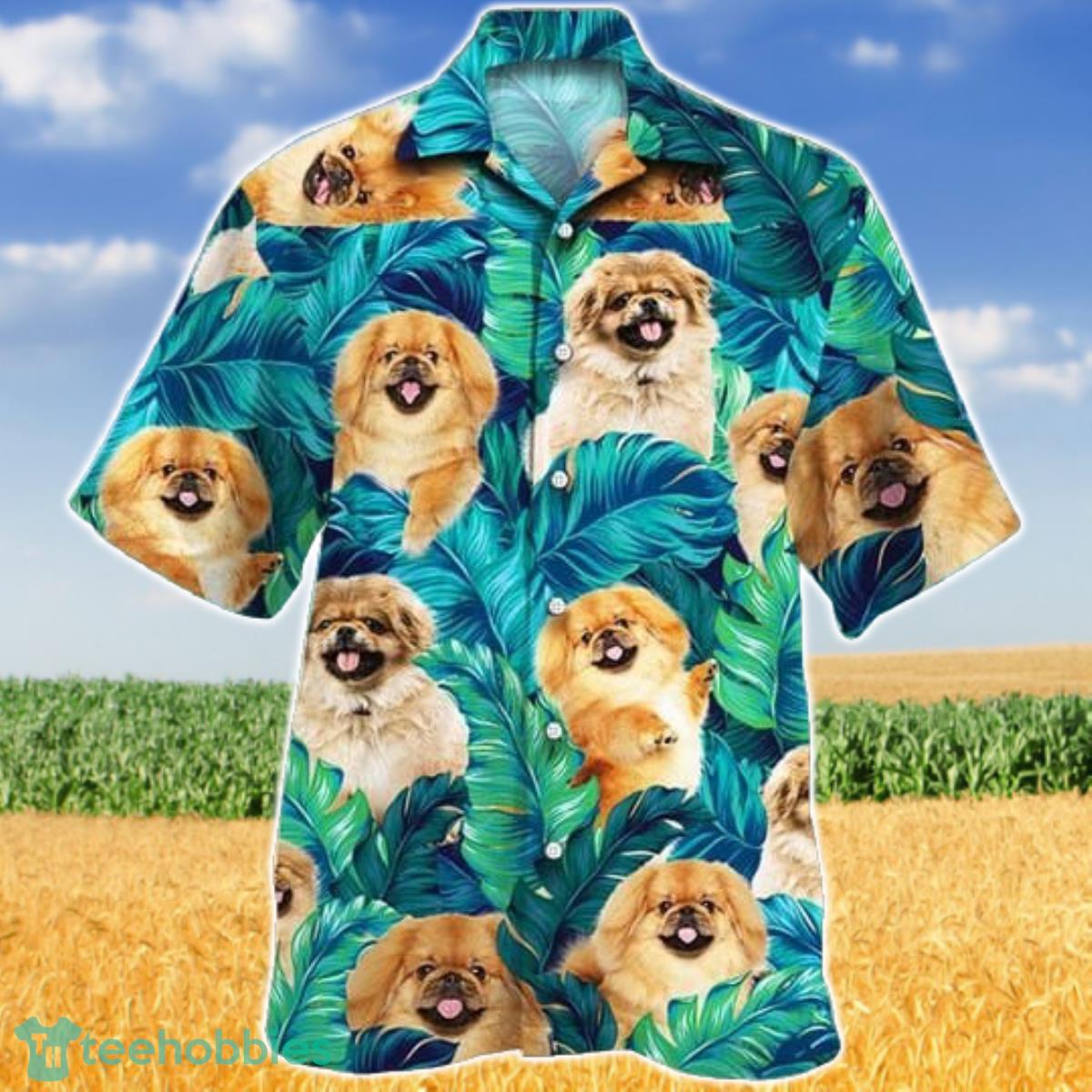 Pekingese Dog Lovers All Printed 3D Hawaiian Shirt For Men Women Product Photo 1
