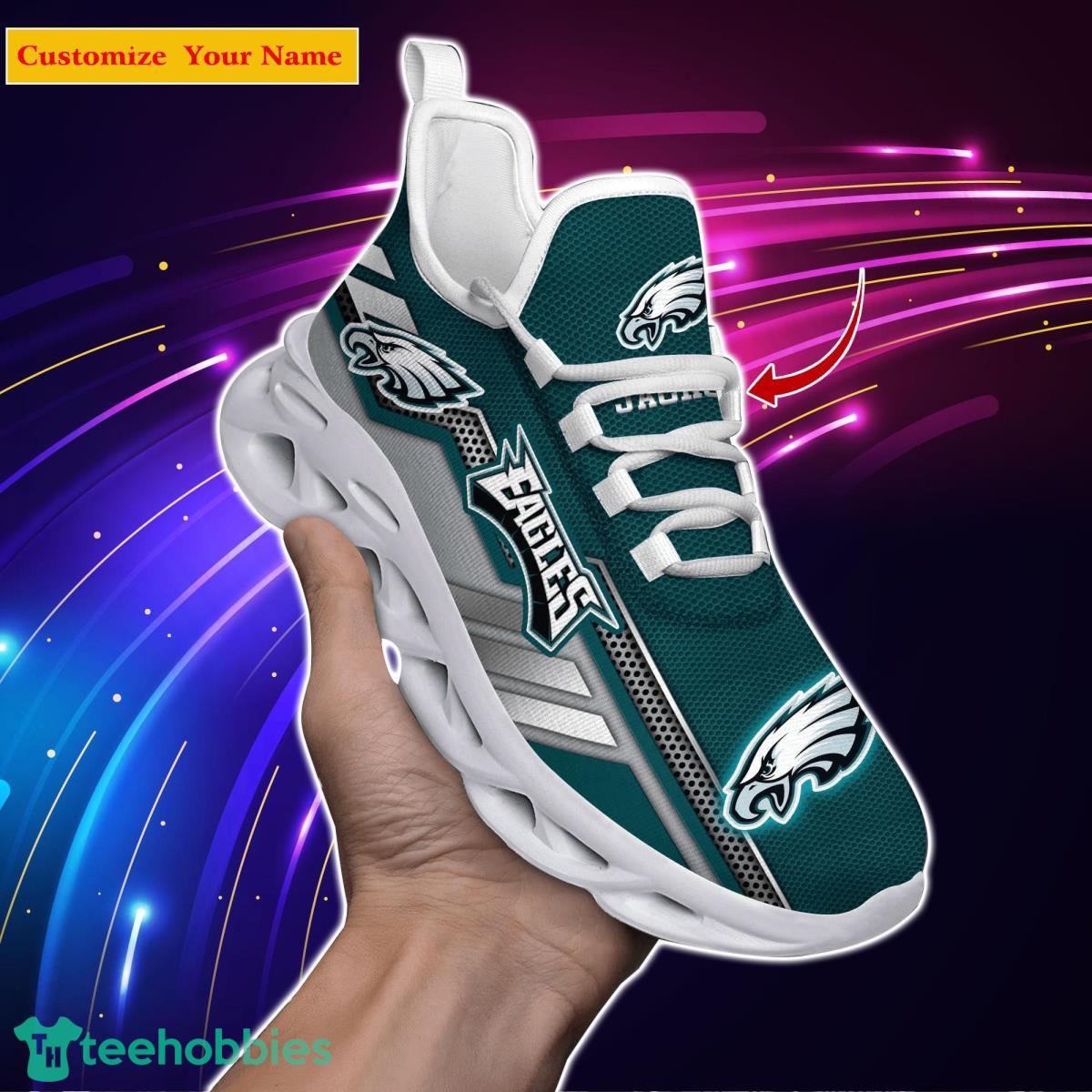 Philadelphia Eagles NFL Custom Name Max Soul Shoes Bet Gift For Men Women Fans Product Photo 1