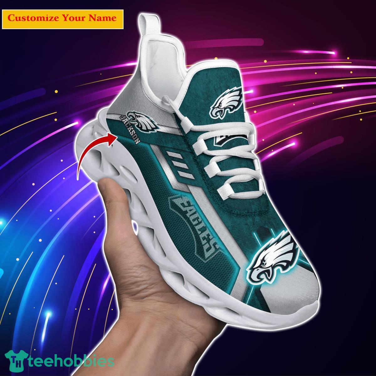 Philadelphia Eagles NFL Custom Name Max Soul Shoes Impressive Gift For Men Women Fans Product Photo 1
