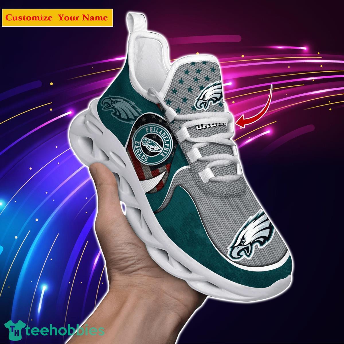 Philadelphia Eagles NFL Custom Name Max Soul Shoes Special Gift For Men Women Fans Product Photo 1