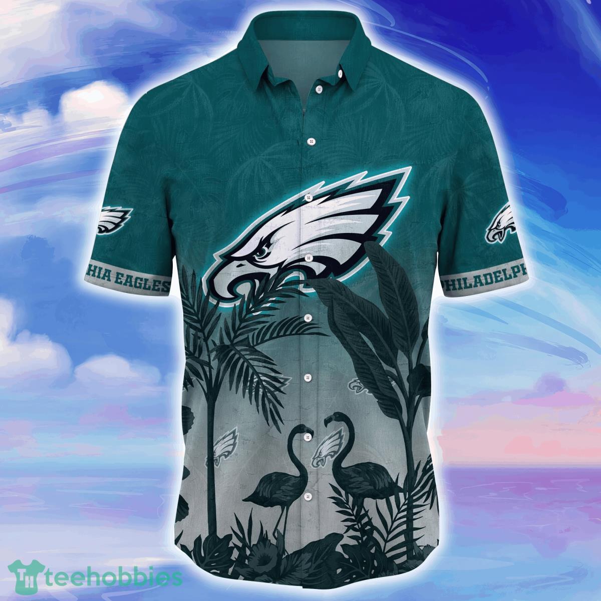 Philadelphia Eagles NFL Flower Hawaiian Shirt Best Gift For Fans Product Photo 2