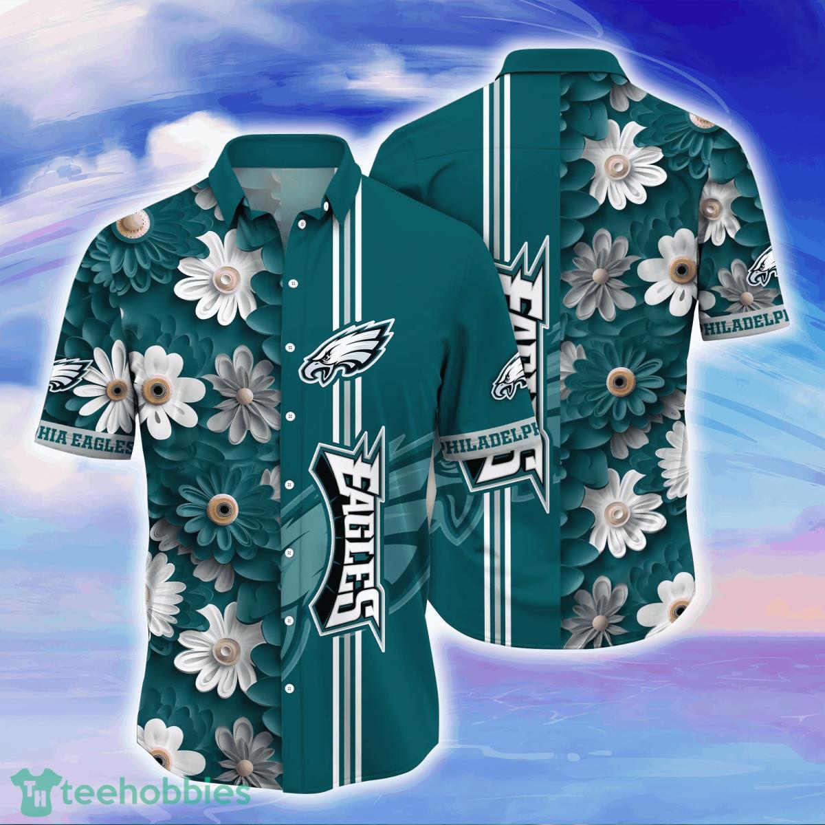 Philadelphia Eagles NFL Flower Hawaiian Shirt For Men Women Gift For Fans Product Photo 1