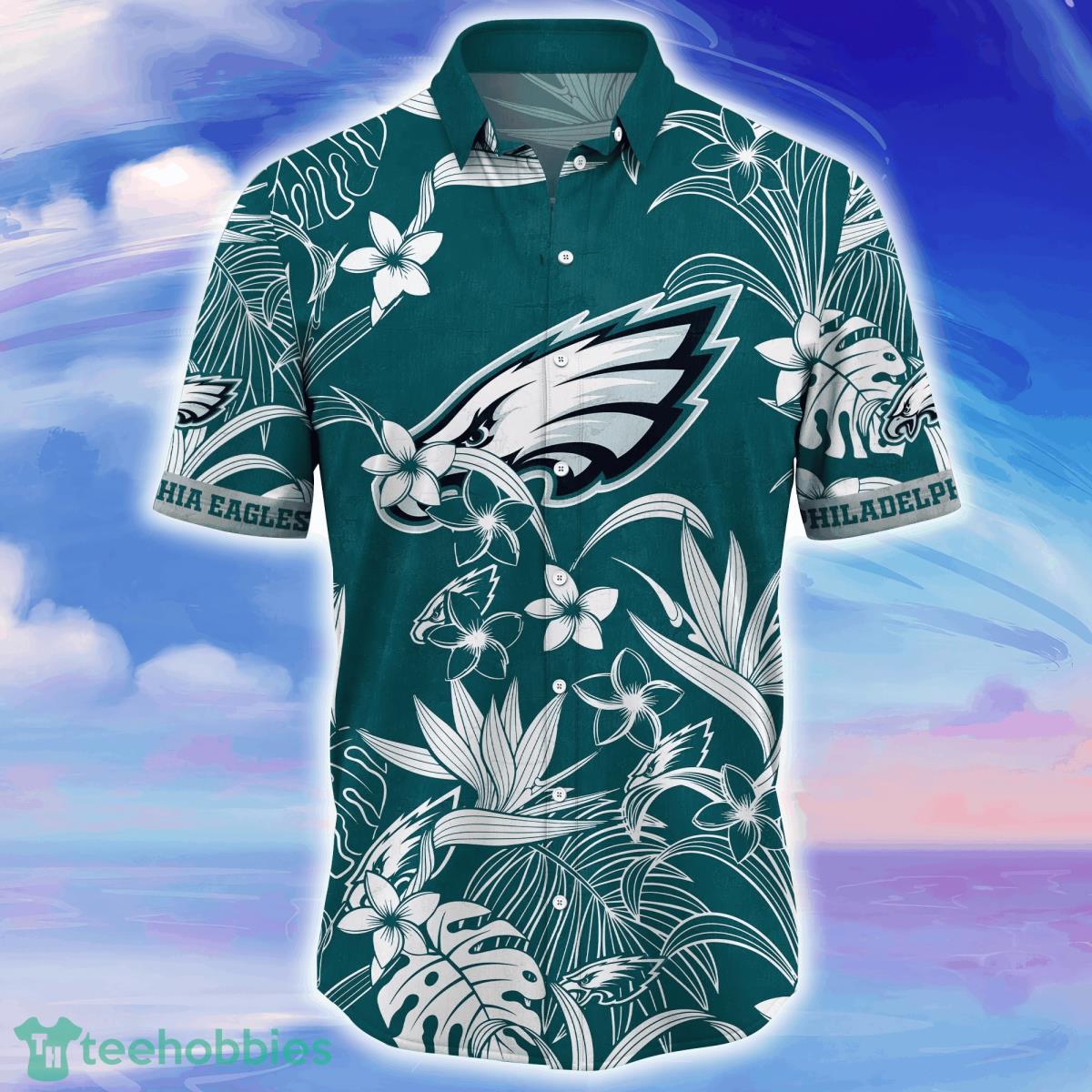 Philadelphia Eagles NFL Flower Hawaiian Shirt For Men Women Impressive Gift For Fans Product Photo 2