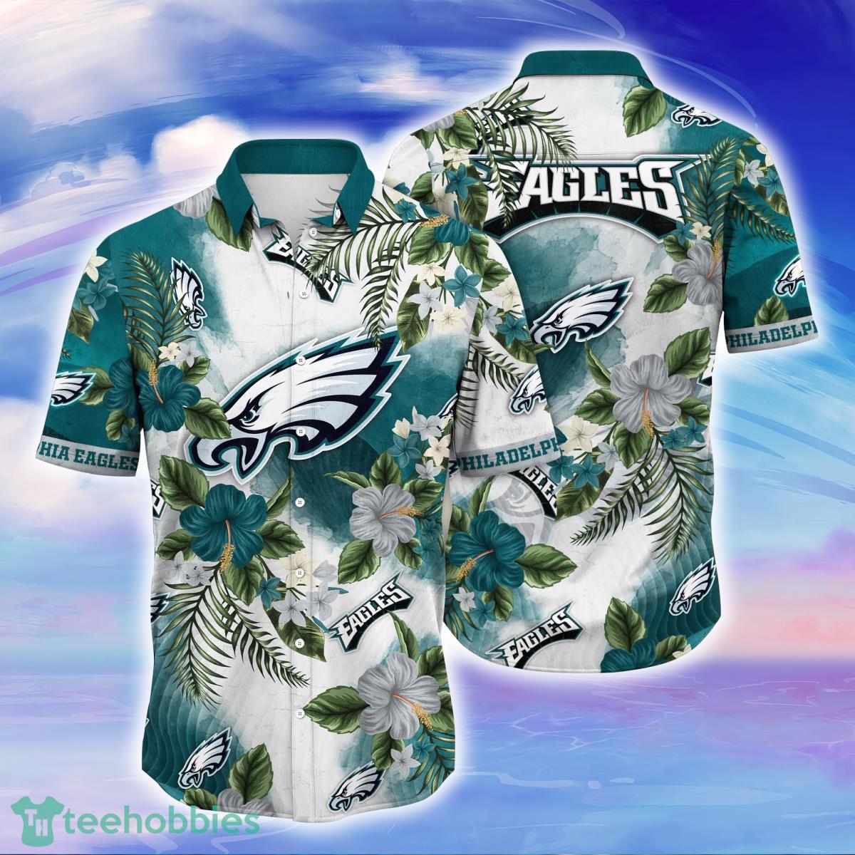 Philadelphia Eagles NFL Flower Hawaiian Shirt For Men Women Style Gift For Fans Product Photo 1