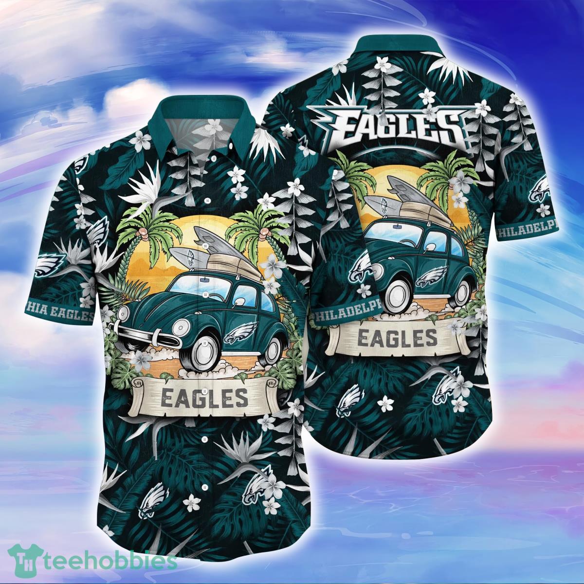 Philadelphia Eagles NFL Flower Hawaiian Shirt For Men Women Unique Gift For Fans Product Photo 1