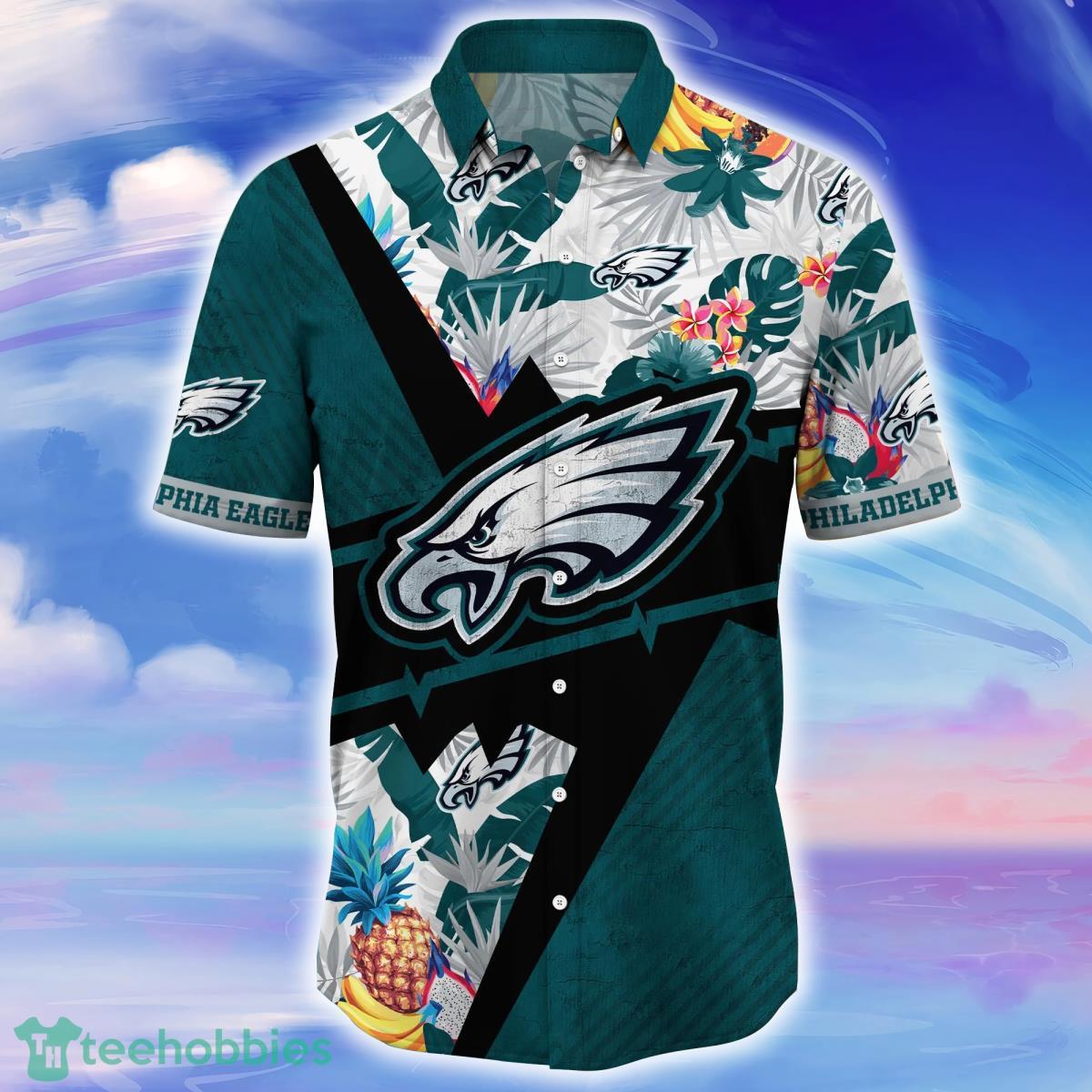 Philadelphia Eagles NFL Flower Hawaiian Shirt Gift For Men Women Fans Product Photo 2