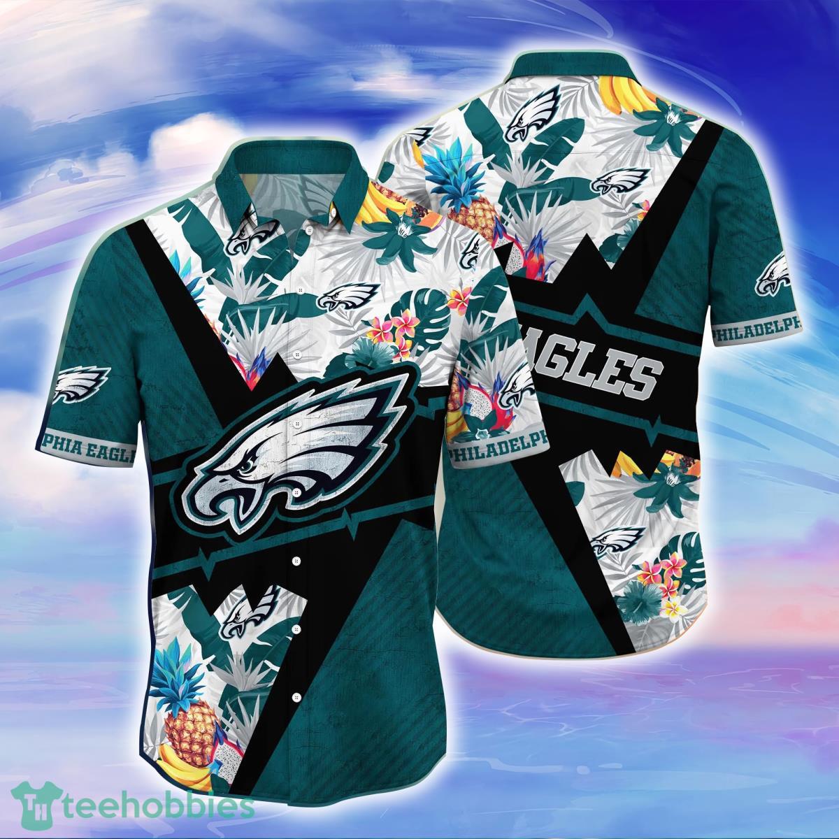Philadelphia Eagles NFL Flower Hawaiian Shirt Gift For Men Women Fans Product Photo 1