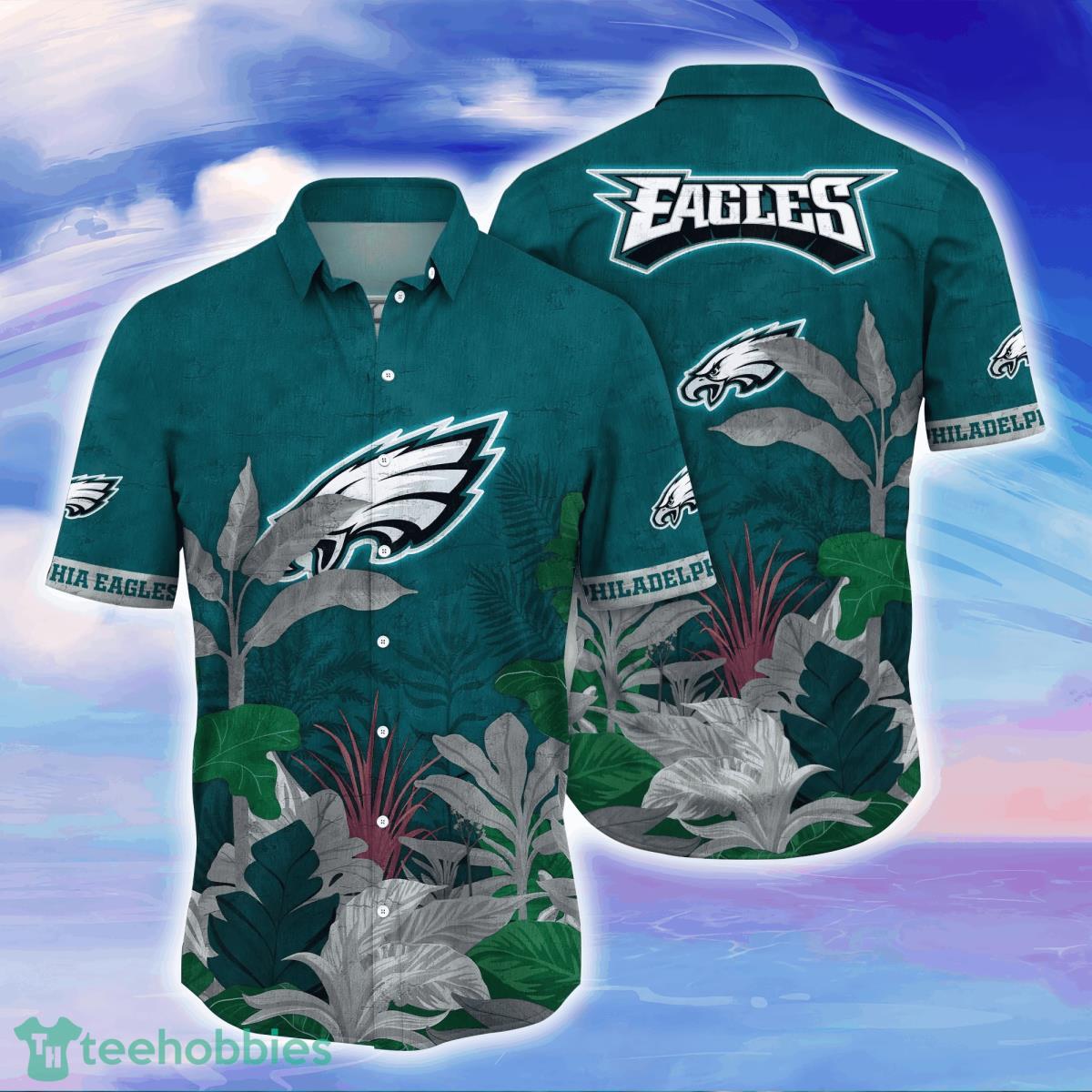 Philadelphia Eagles NFL Flower Hawaiian Shirt Great Gift For Men Women Fans Product Photo 1