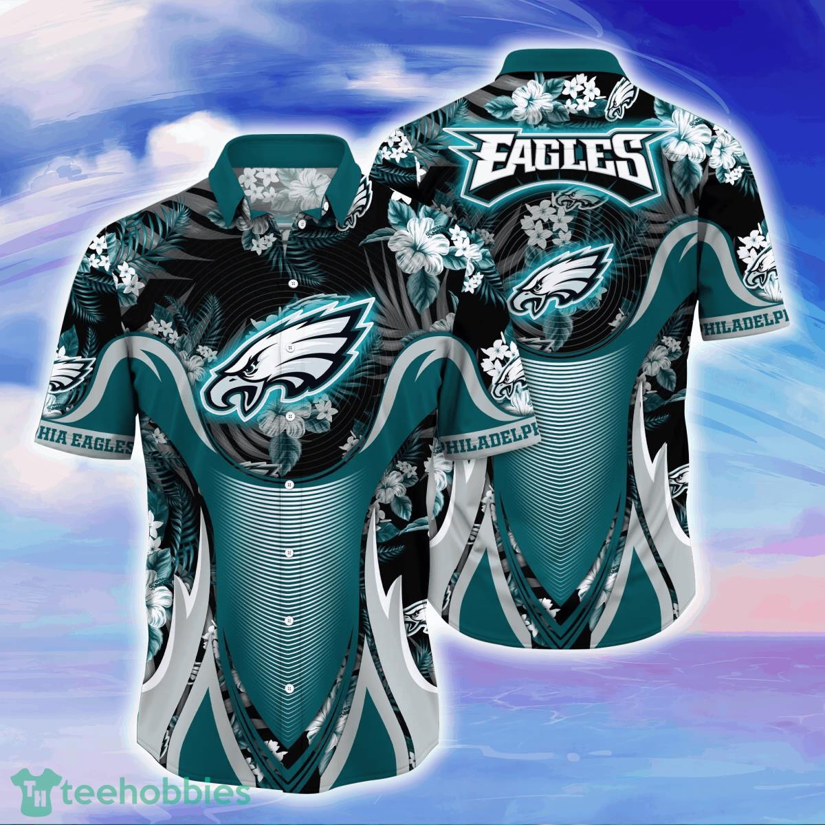 Philadelphia Eagles NFL Flower Hawaiian Shirt Impressive Gift For Men Women Fans Product Photo 1
