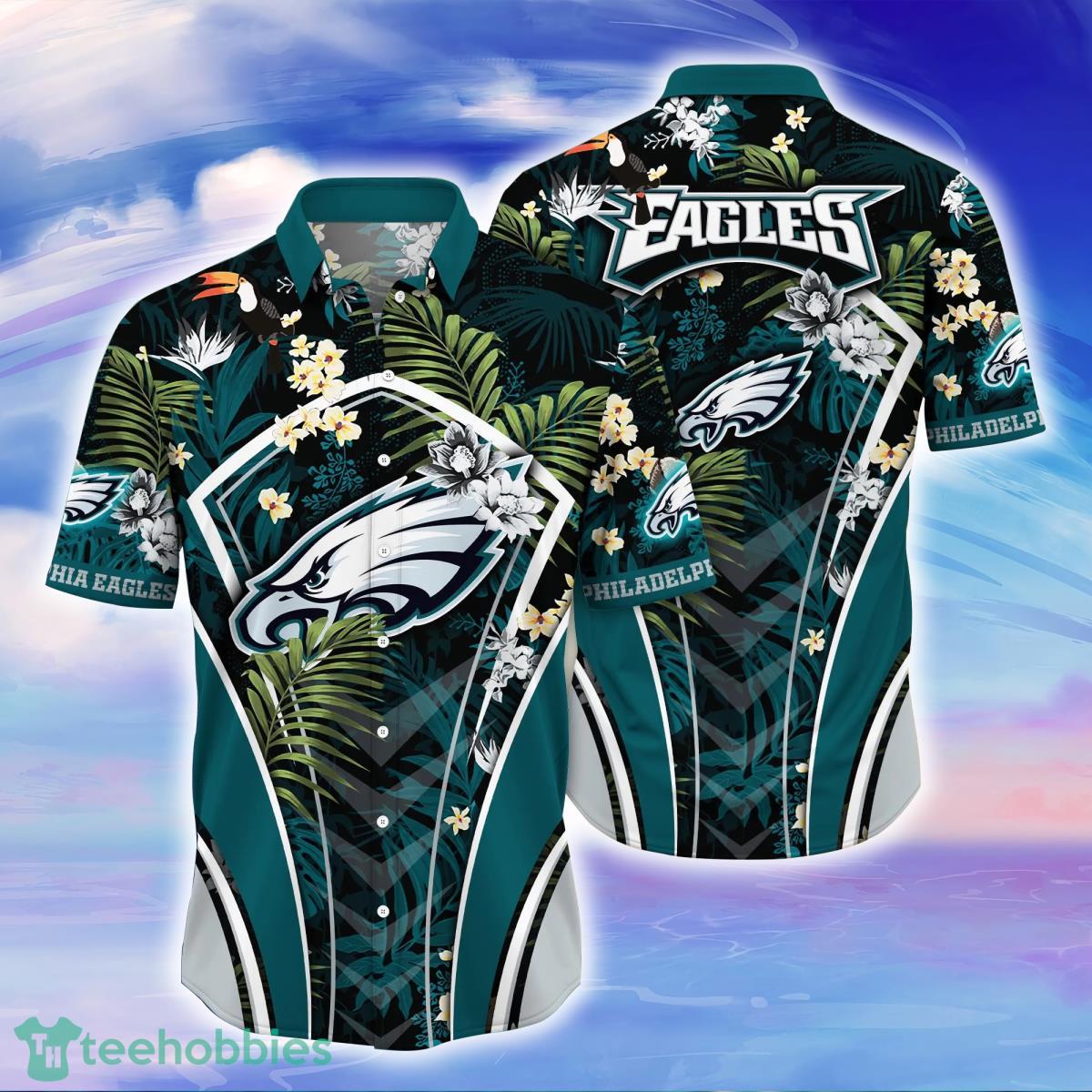 Philadelphia Eagles NFL Flower Hawaiian Shirt Special Gift For Men Women  Fans Product Photo 1
