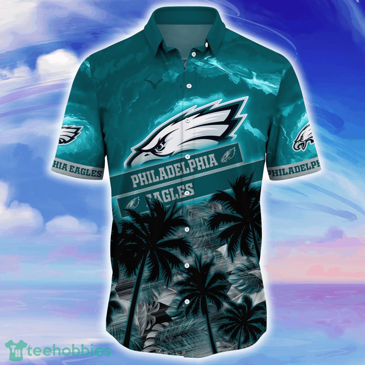 Philadelphia Eagles NFL Flower Hawaiian Shirt Style Gift For Fans Product Photo 2