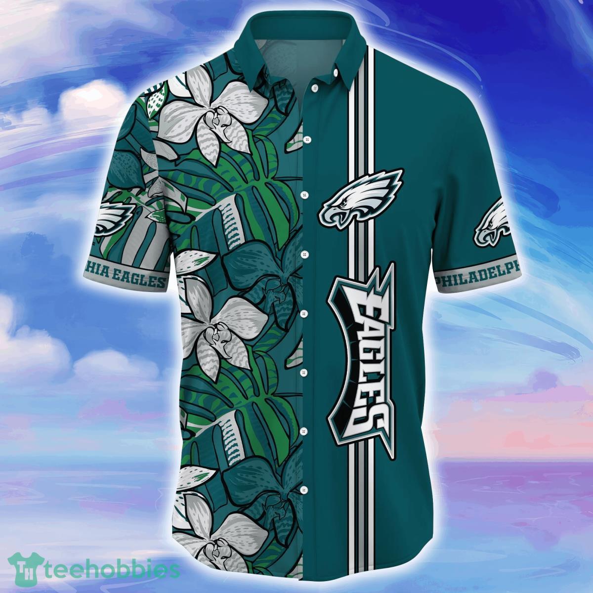 Philadelphia Eagles NFL Flower Hawaiian Shirt Unique Gift For Fans Product Photo 2