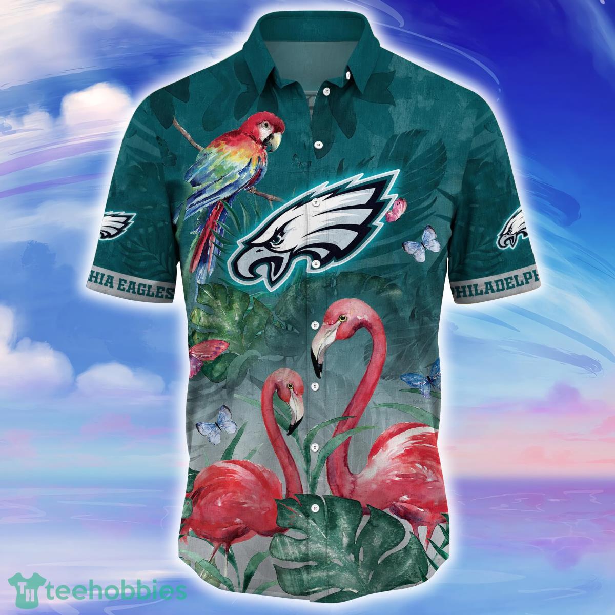 Philadelphia Eagles NFL Flower Hawaiian Shirt Unique Gift For Men Women Fans Product Photo 2