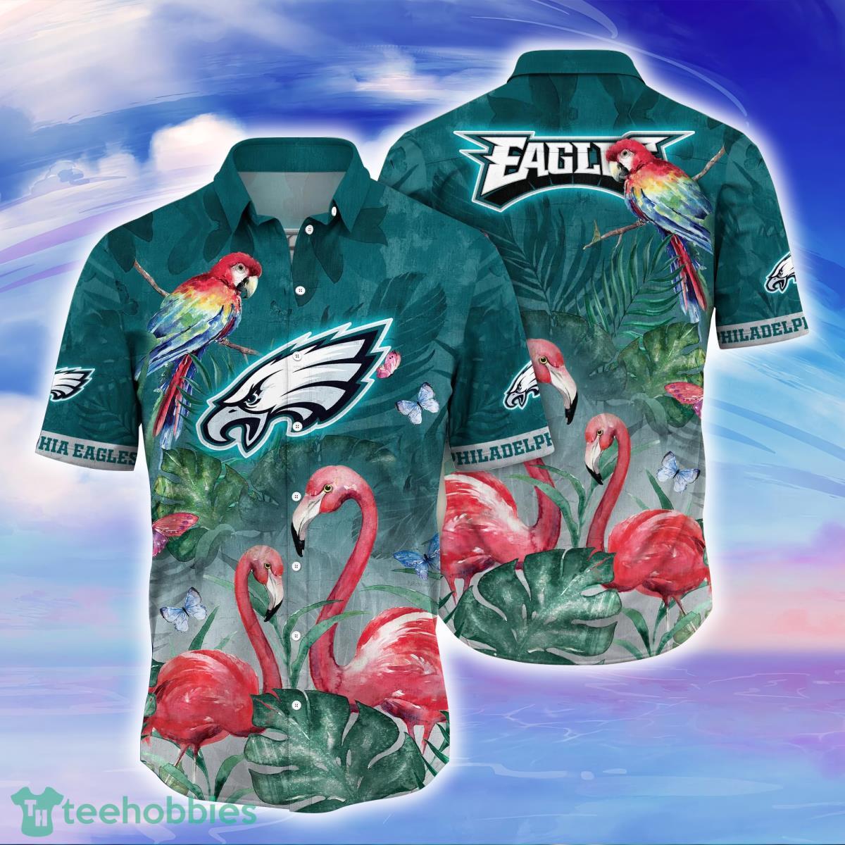 Philadelphia Eagles NFL Flower Hawaiian Shirt Unique Gift For Men Women Fans Product Photo 1