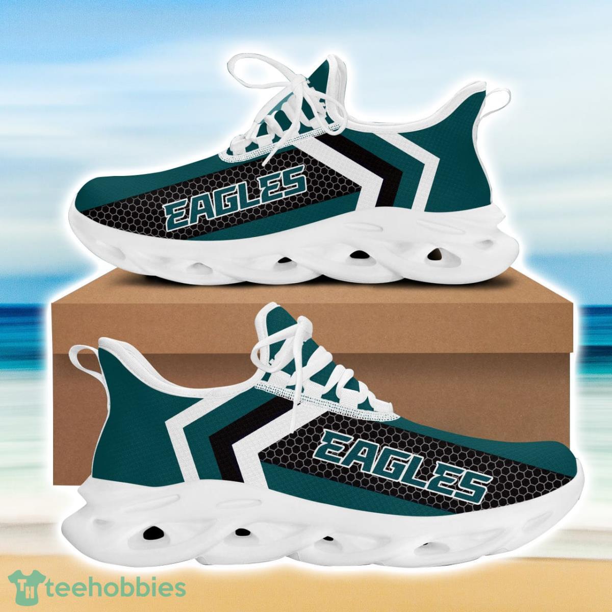 Philadelphia Football Eagles Max Soul Sneakers Running Sport Shoes For Men Women Custom Name Product Photo 2