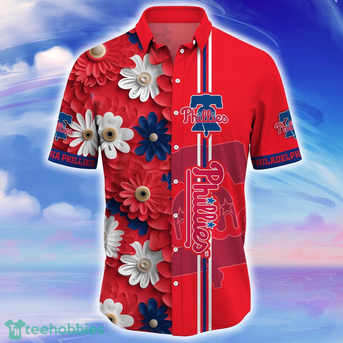 Philadelphia Phillies MLB Flower Hawaiian Shirt For Men Women Gift For Fans Product Photo 2