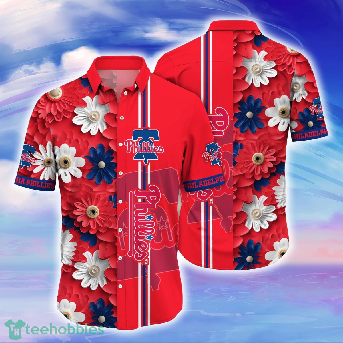 Philadelphia Phillies MLB Flower Hawaiian Shirt For Men Women Gift For Fans Product Photo 1