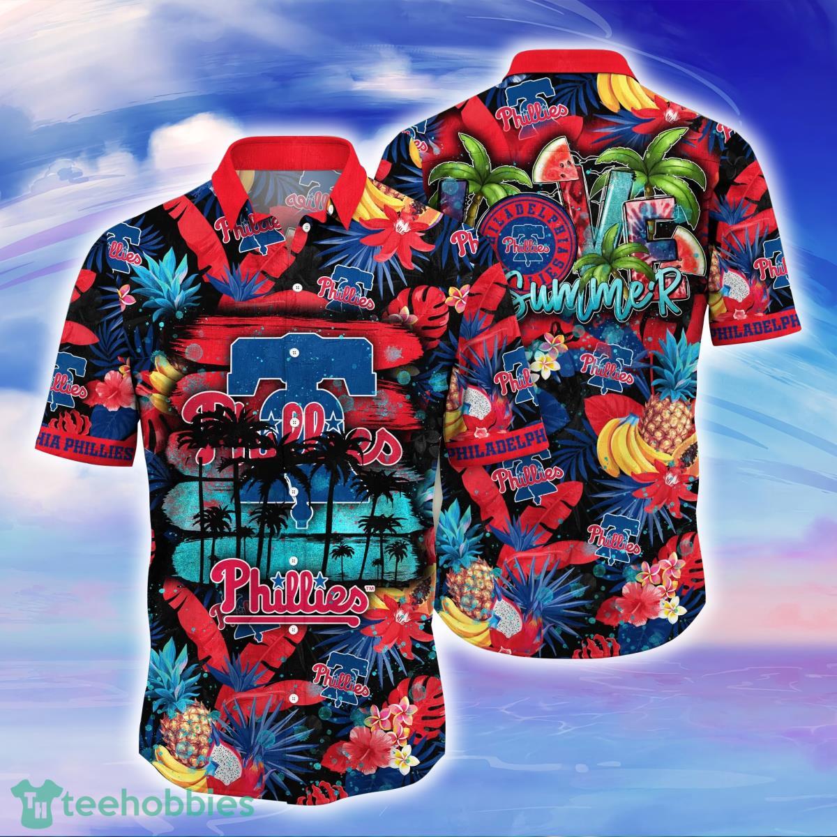 Philadelphia Phillies MLB Flower Hawaiian Shirt For Men Women Great Gift For Fans Product Photo 1