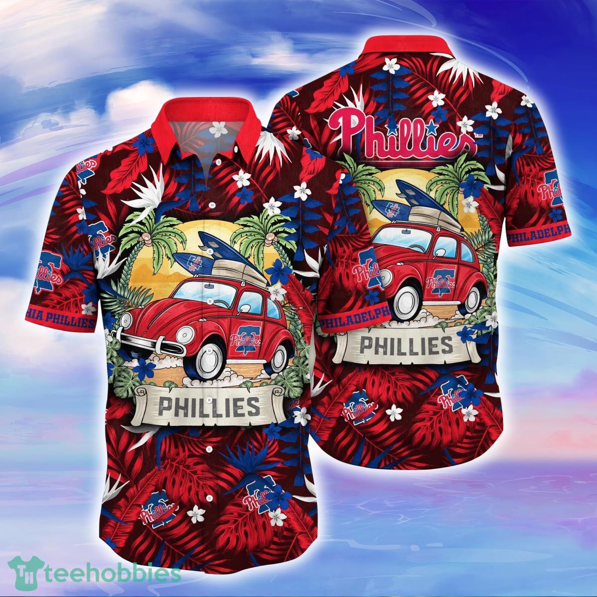 Philadelphia Phillies MLB Flower Hawaiian Shirt For Men Women Unique Gift For Fans Product Photo 1