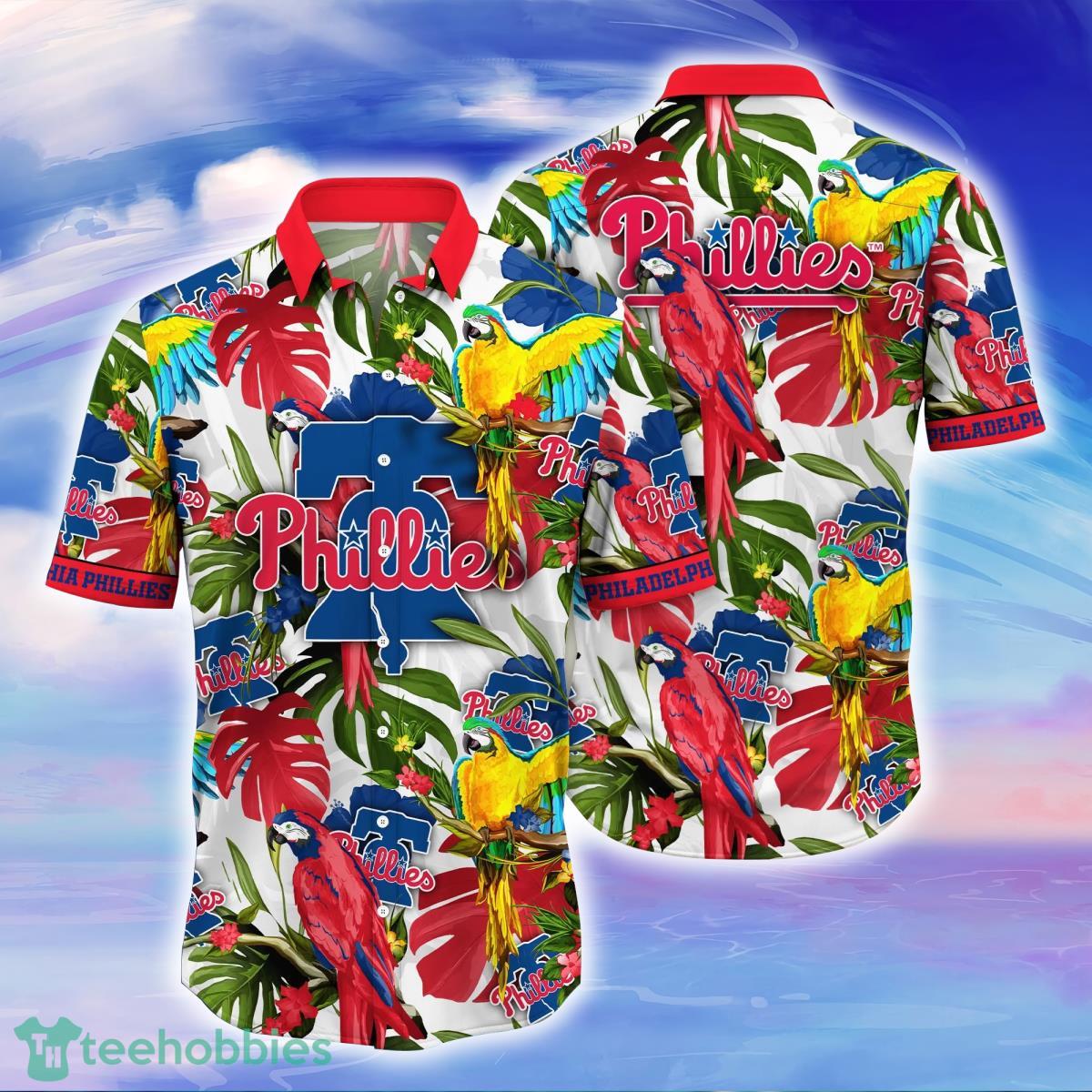 Philadelphia Phillies MLB Flower Hawaiian Shirt Great Gift For Fans Product Photo 1