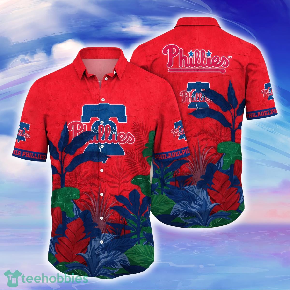Philadelphia Phillies MLB Flower Hawaiian Shirt Great Gift For Men Women Fans Product Photo 1