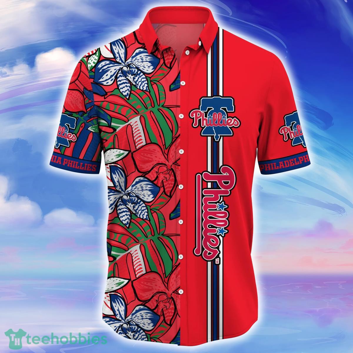 Philadelphia Phillies MLB Flower Hawaiian Shirt Unique Gift For Fans Product Photo 2