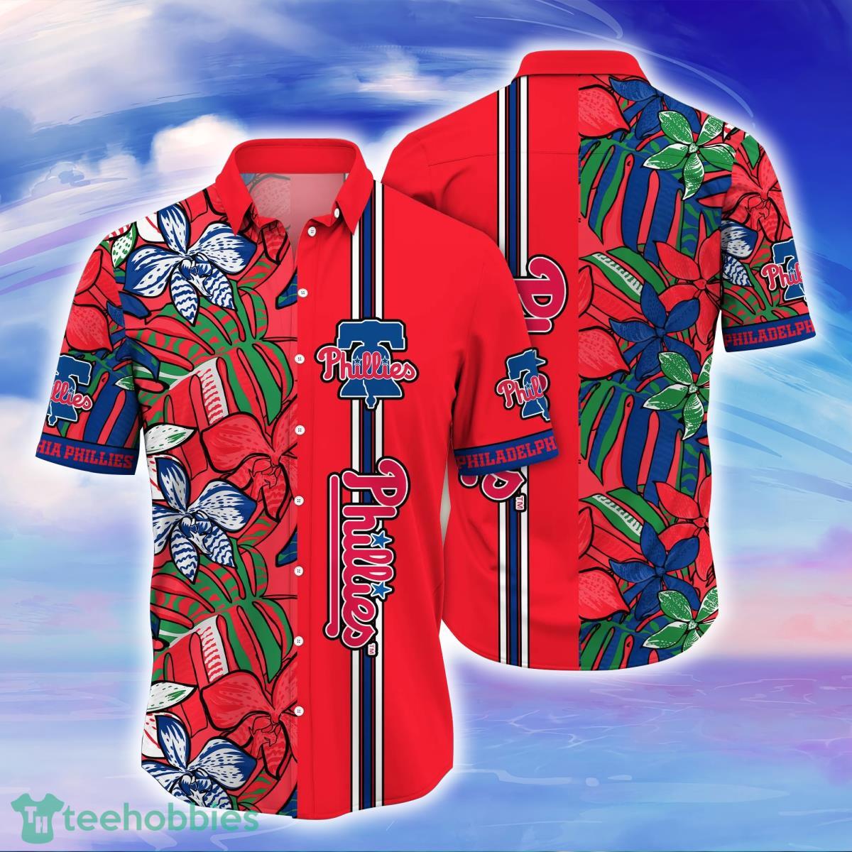 Philadelphia Phillies MLB Flower Hawaiian Shirt Unique Gift For Fans Product Photo 1