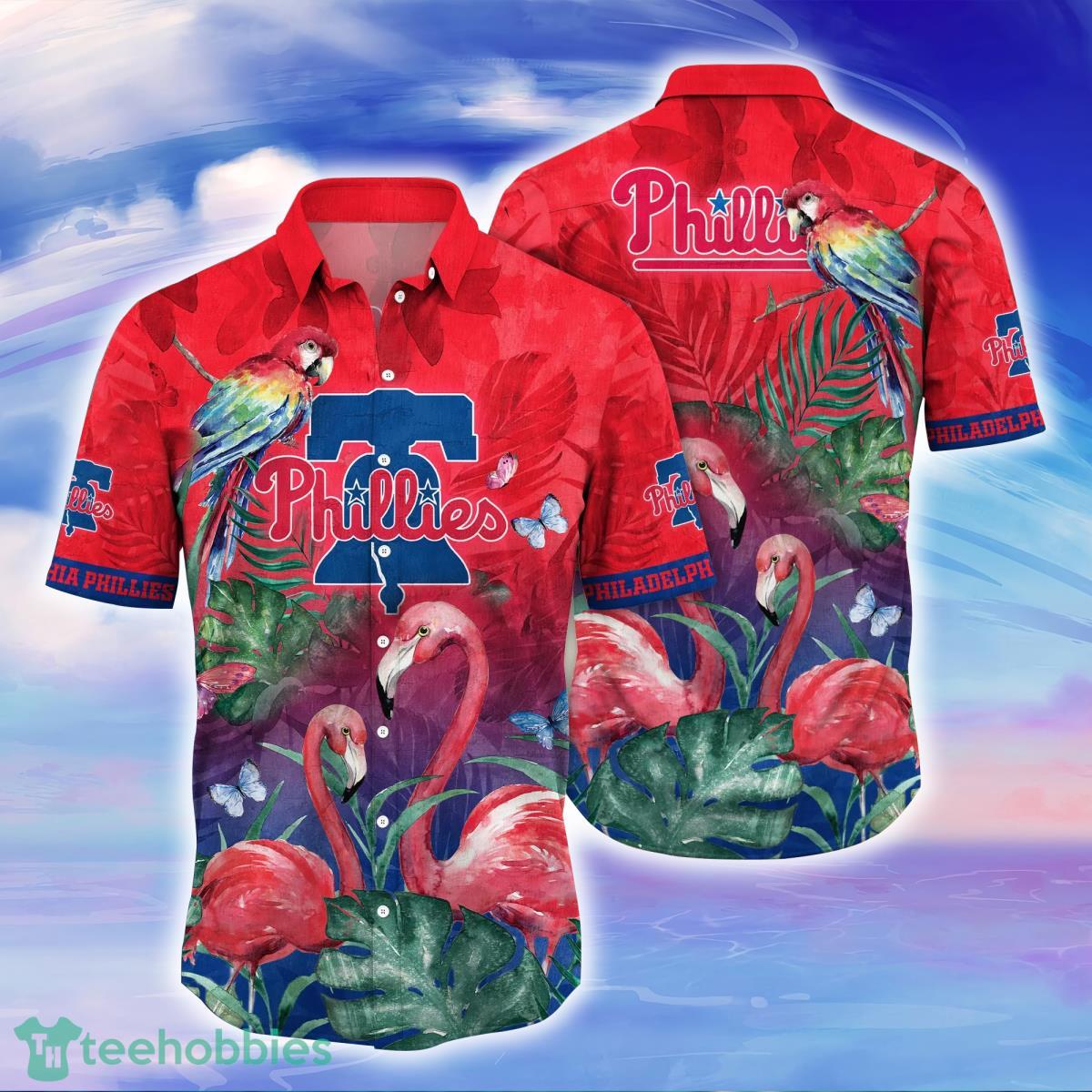 Philadelphia Phillies MLB Flower Hawaiian Shirt Unique Gift For Men Women Fans Product Photo 1