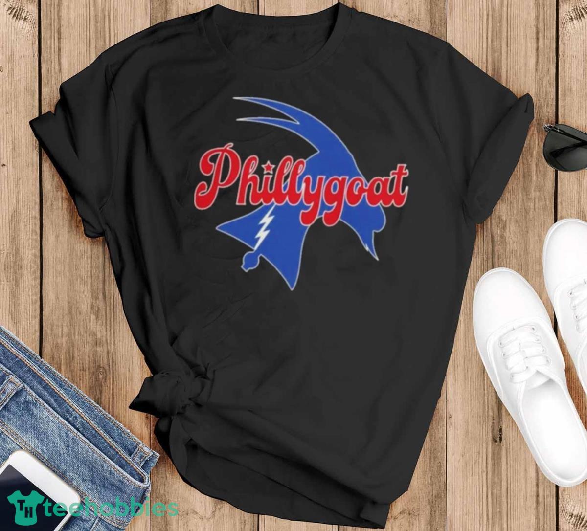 Phillygoat Logo Philadelphia Phillies 2023 Shirt - Black T-Shirt