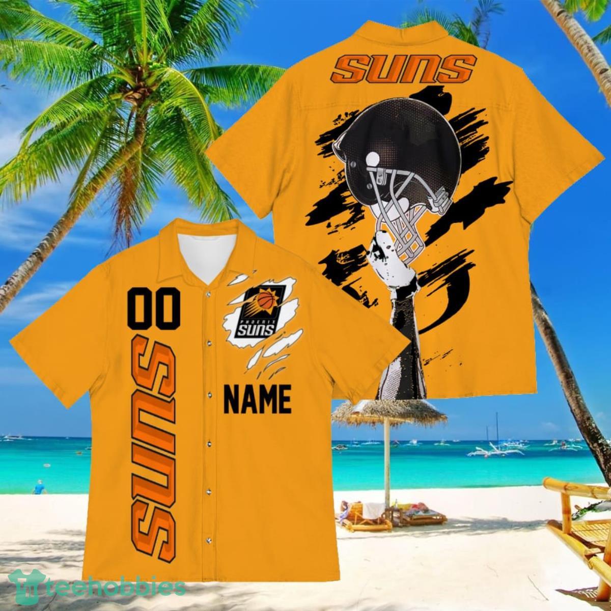 Phoenix Suns Sports American Football Hawaiian Shirt Custom Name & Number Product Photo 1